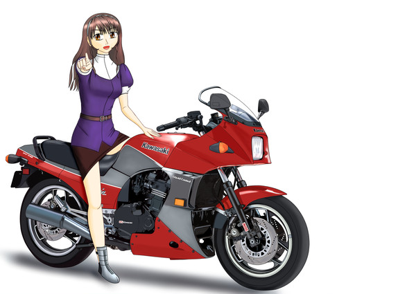 足柄＆GPZ900R　　　　　　＆生存報告