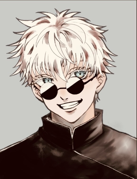 五条悟　描いてみた