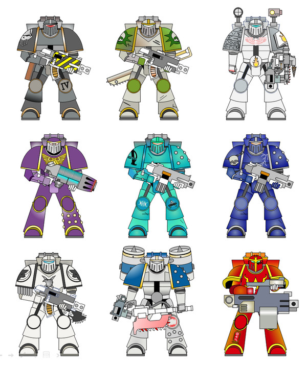 Traitor legion armors