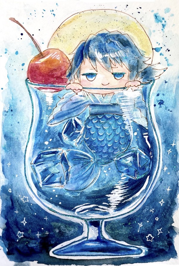 水柱のソーダ