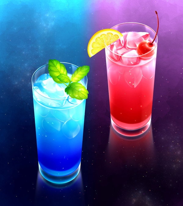 星とカクテルと