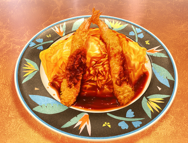 エビオムライス