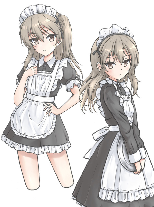 ミニ&ロングメイドな島田愛里寿ちゃん