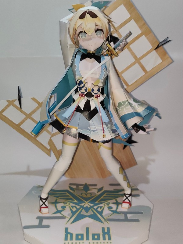風真いろは ペーパークラフト