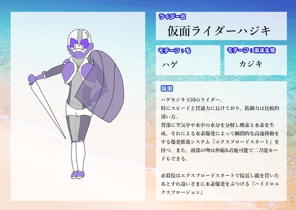 【ピクライ-海GP】仮面ライダーハジキ