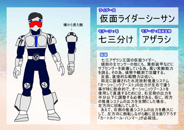 【ピクライ-海GP】仮面ライダーシーサン