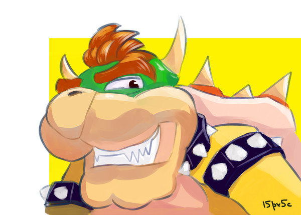 Bowser fanart for @u_kira4