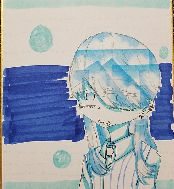 休んでた時描いたの