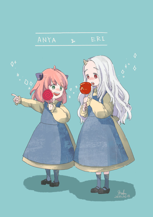 ちいさいものたちの双子コーデ