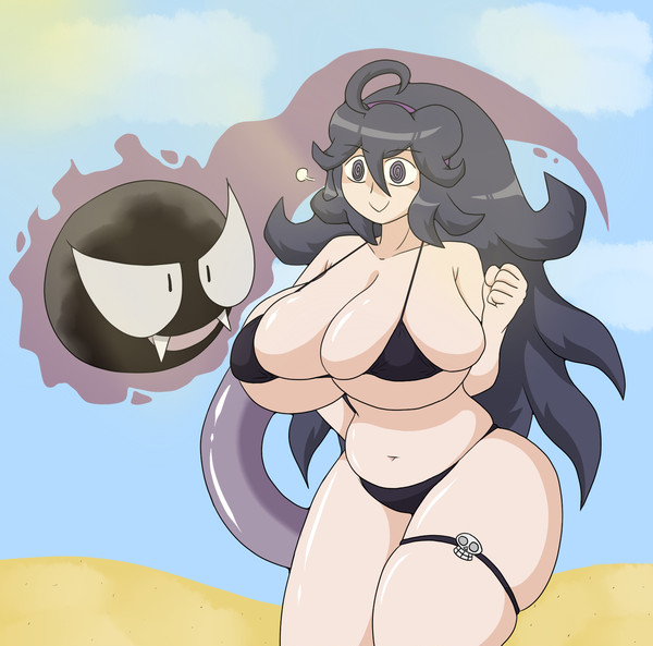 Hex Maniac at the beach