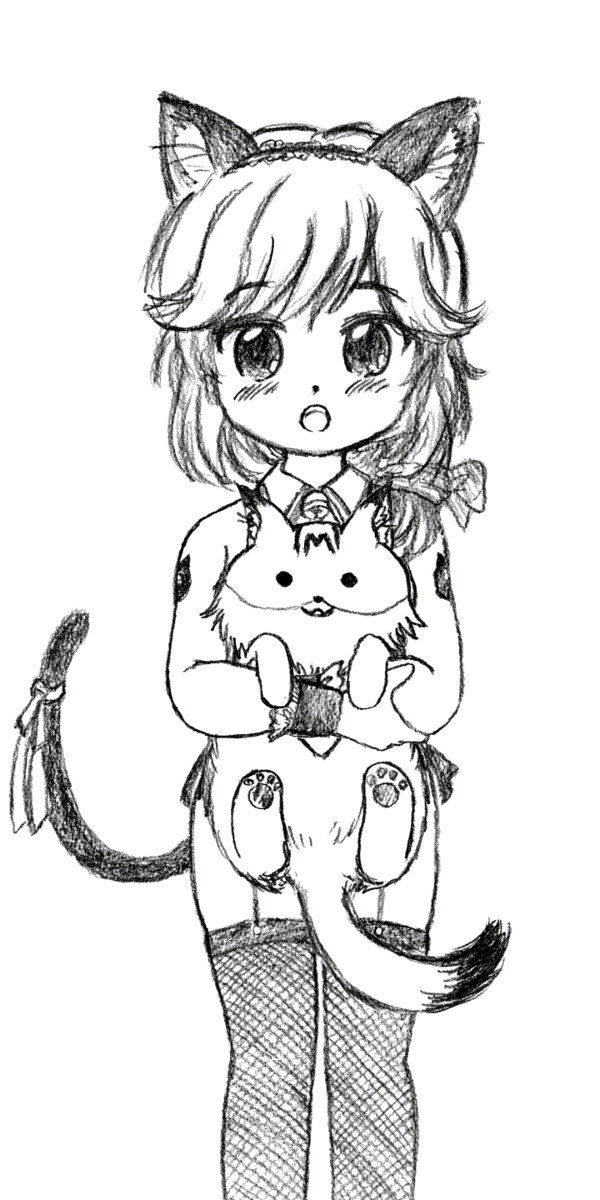 つよつよハートフルデビル桃フォーム良子ちゃん with メタ子