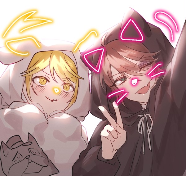 v^-^v