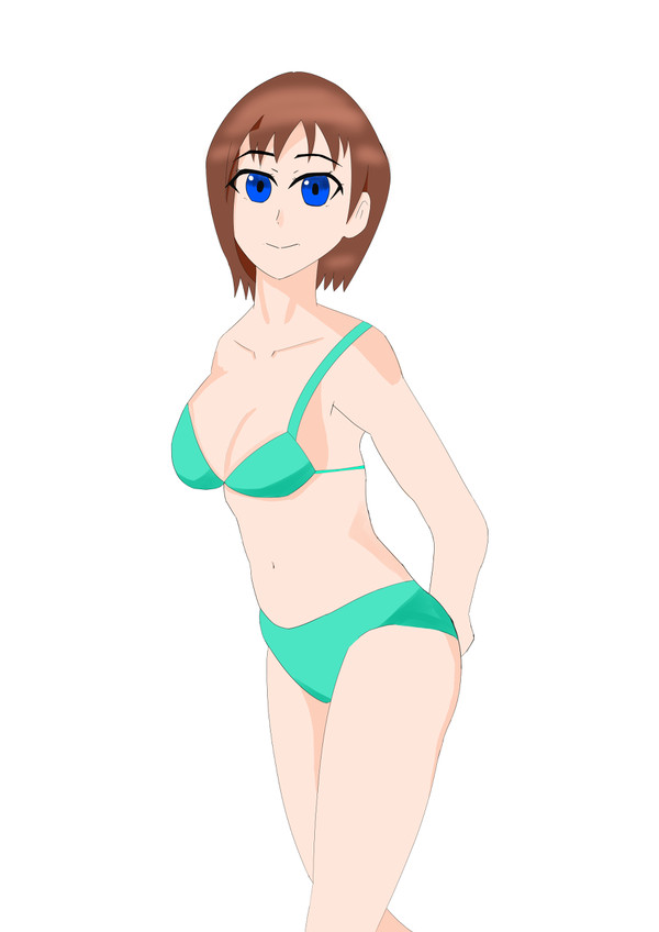 水着のお姉さん