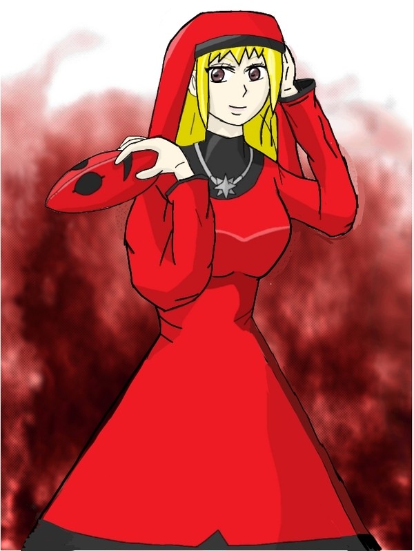描かせて頂きました!「紅の仮面淑女!」