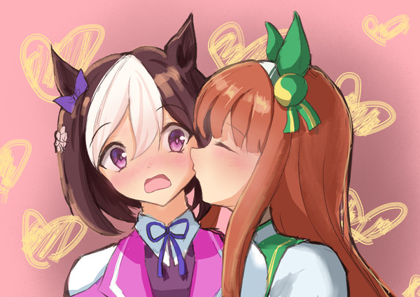 スペ：❤ス..スズカサン！！（>////<）スズカ：❤ちゅう~