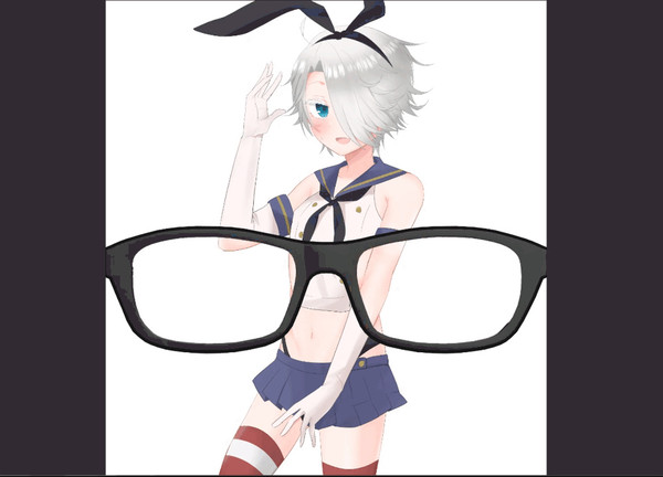 服が透ける魔法の眼鏡