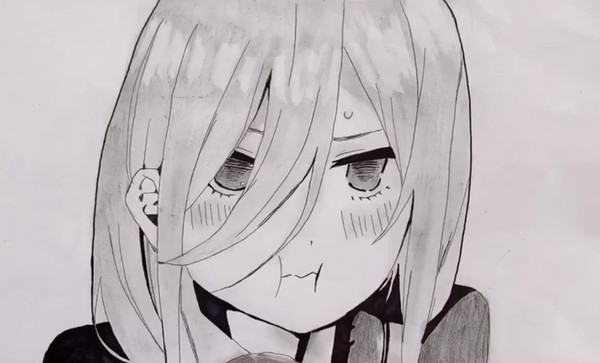 模写の三玖ちゃん！