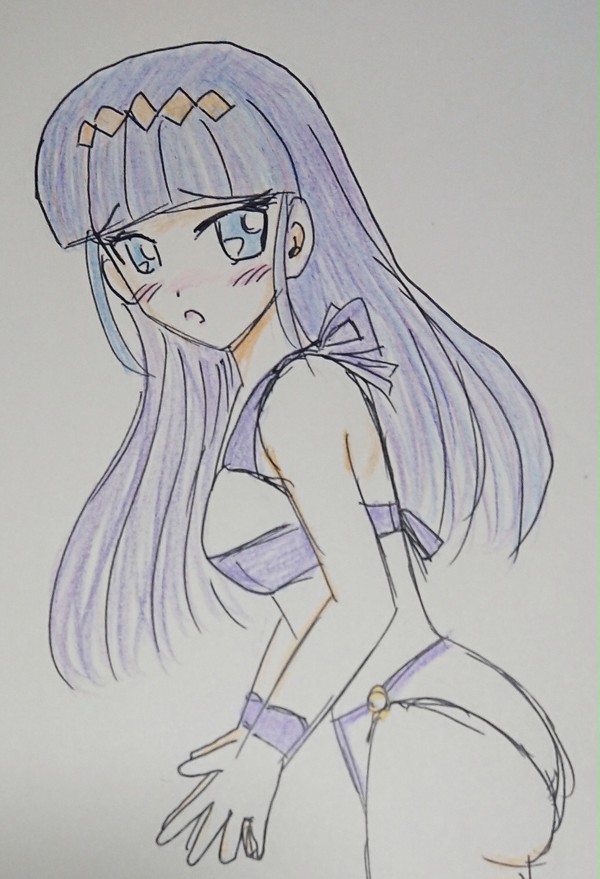 水着のあまねさん
