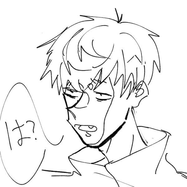 [おそ松さん] 松野一松落書き