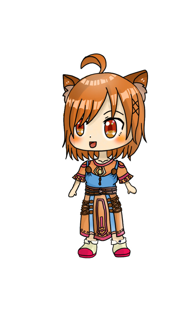赤狐朱里　ミニキャラ
