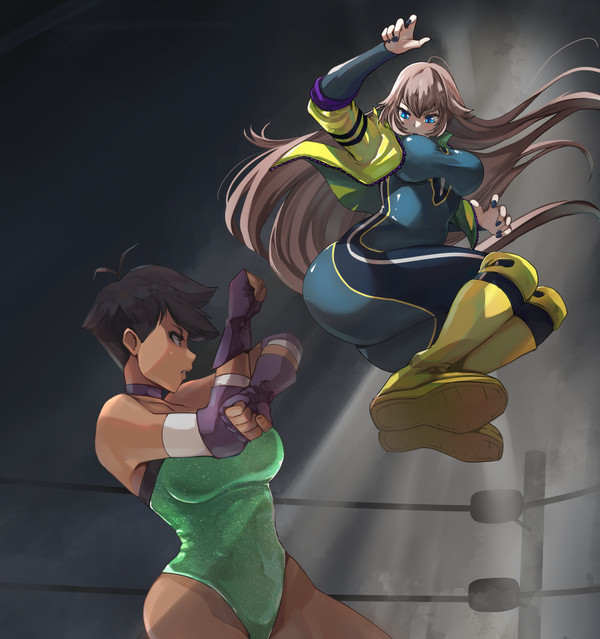 Comm fighting Lucky vs Makoto