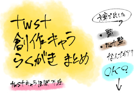 twst創作キャラらくがき詰め