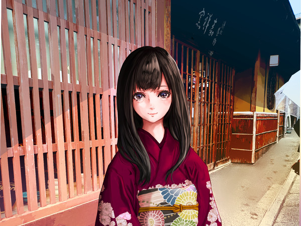 着物の娘