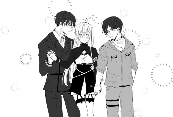 シンレナ中心に落書き