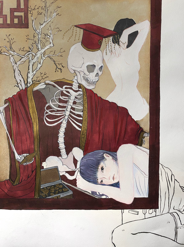 贪