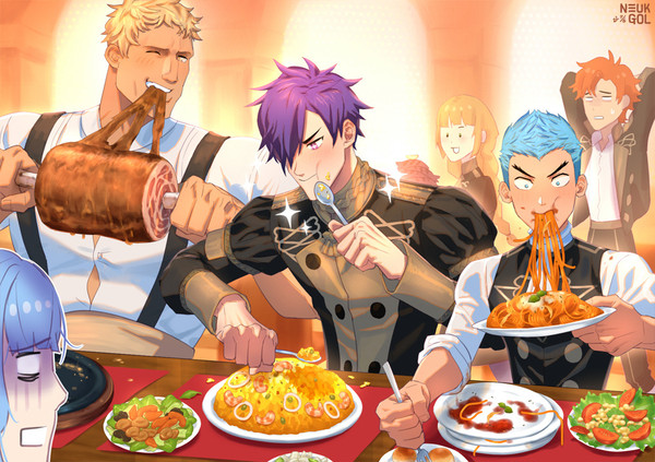 shez in dumb and foodie squad