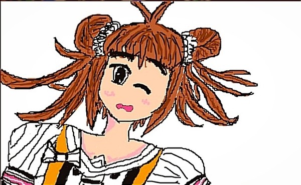 【お絵描きの森】那珂ちゃん【練習】