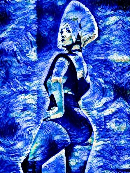 Peridot Blue Edit Art