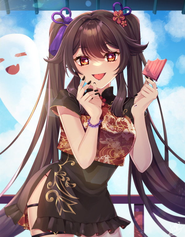 アイスと胡桃ちゃん