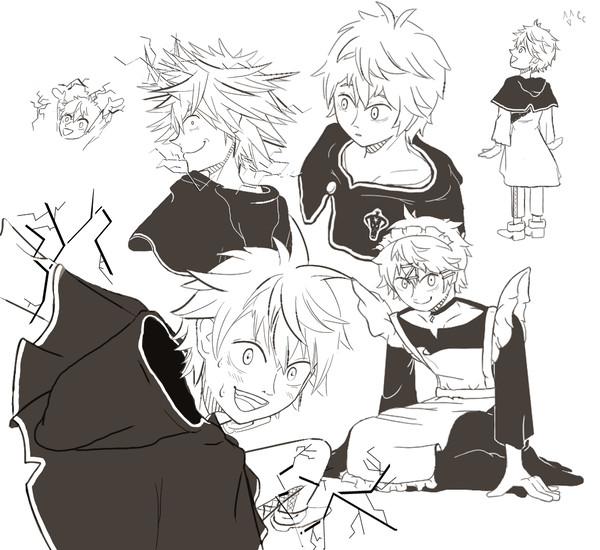 Black Clover Doodles