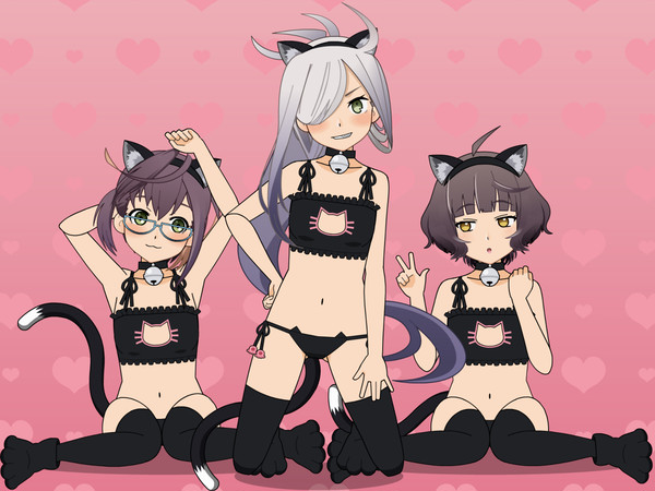 沖波朝霜岸波×ねこランジェリー