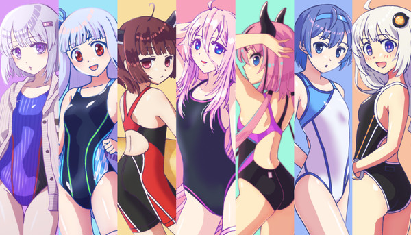 2021年版・10月31日は競泳水着の日 イラストまとめ