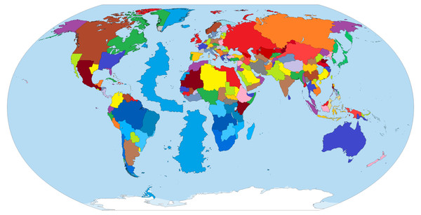 Basic world map of Atlantis 1972