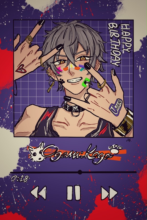 HAPPY BIRTHDAY‼️🎸❤️‍🔥🐺