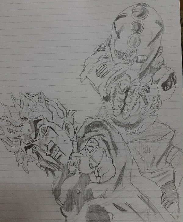 【模写】 ジョジョ4部 広瀬康一＆エコーズACT3