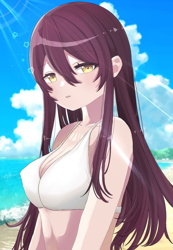 白ビキニ甜花ちゃん🐚