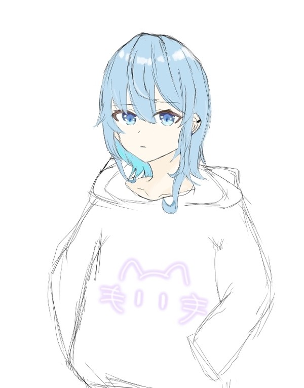 ウルフカットすいせい