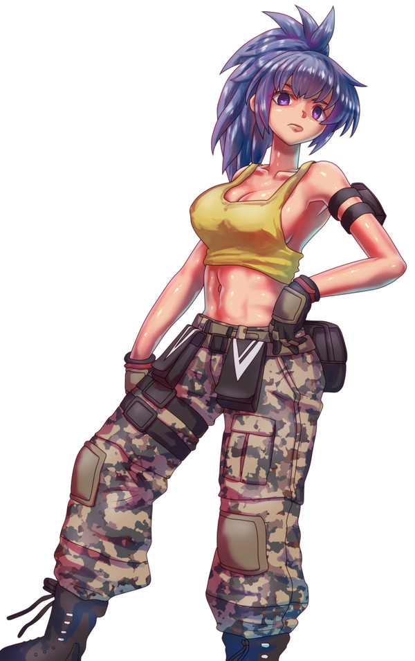 リハビリ絵「レオナ・ハイデルン」