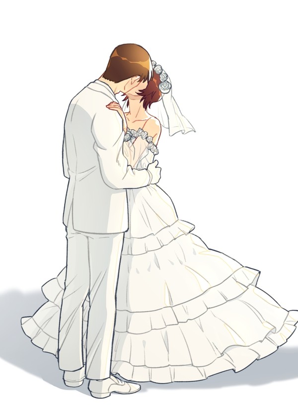 「You may now kiss the bride」