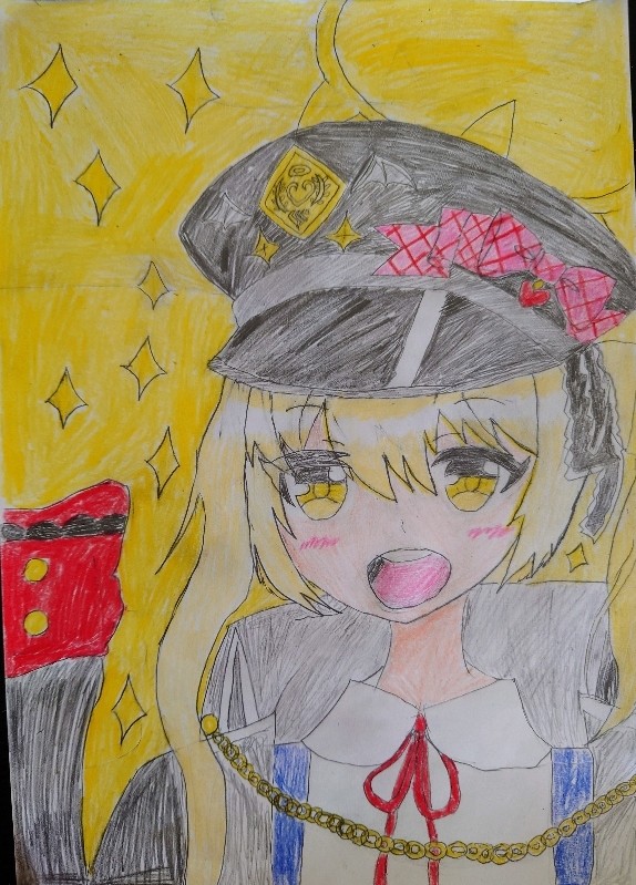 🧸✨イブキちゃん描きました🟨🎀