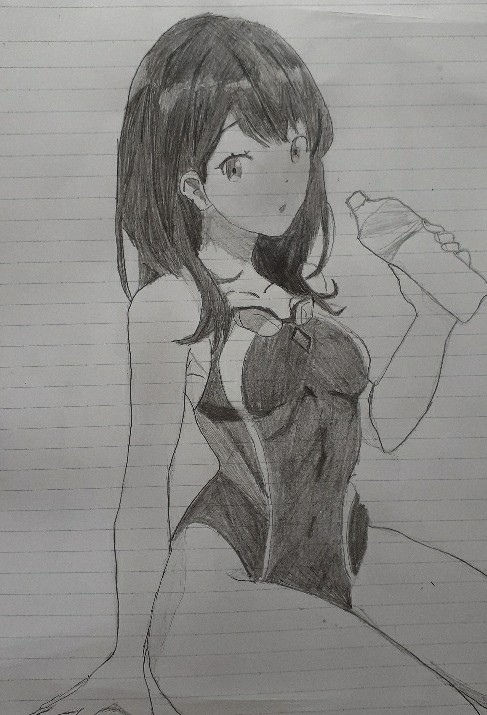【SSSS.GRIDMAN】 宝多六花 スク水