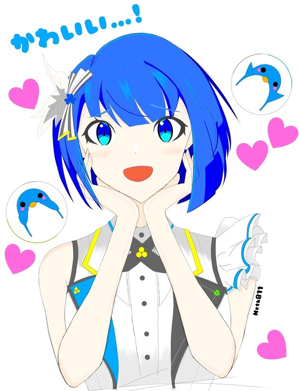 プロセカスタンプを自分の絵柄で描く#3