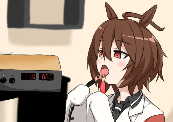 電気の実験をするタキオン