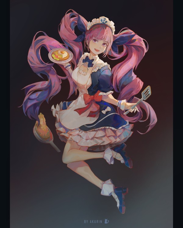 Aqua with omurice