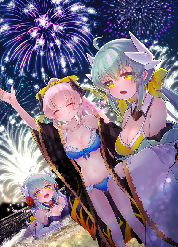 水着清姫×3