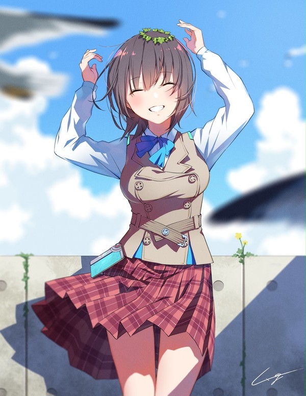 蒼井の笑顔
